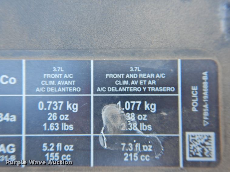 image for item DG1656 2016 Ford Explorer Police  SUV