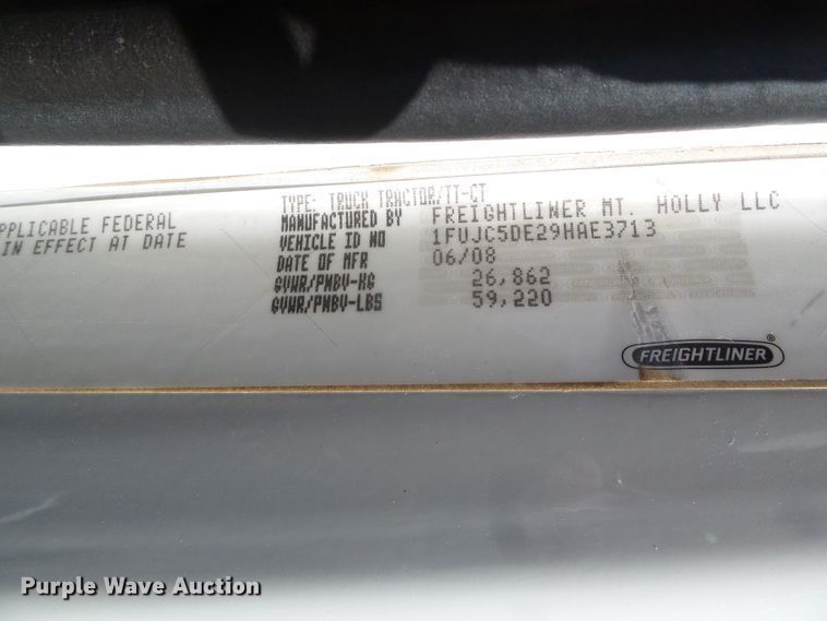 image for item DG8468 2009 Freightliner Business Class M2  semi truck