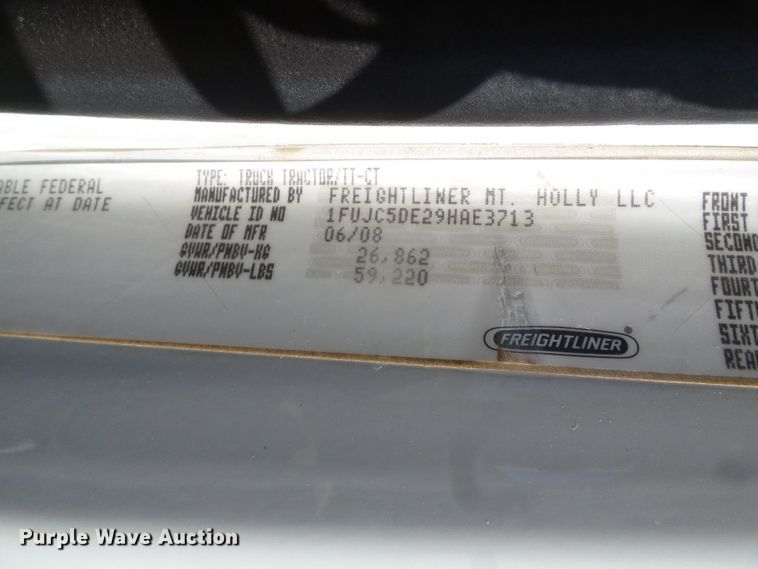 image for item DG8468 2009 Freightliner Business Class M2  semi truck