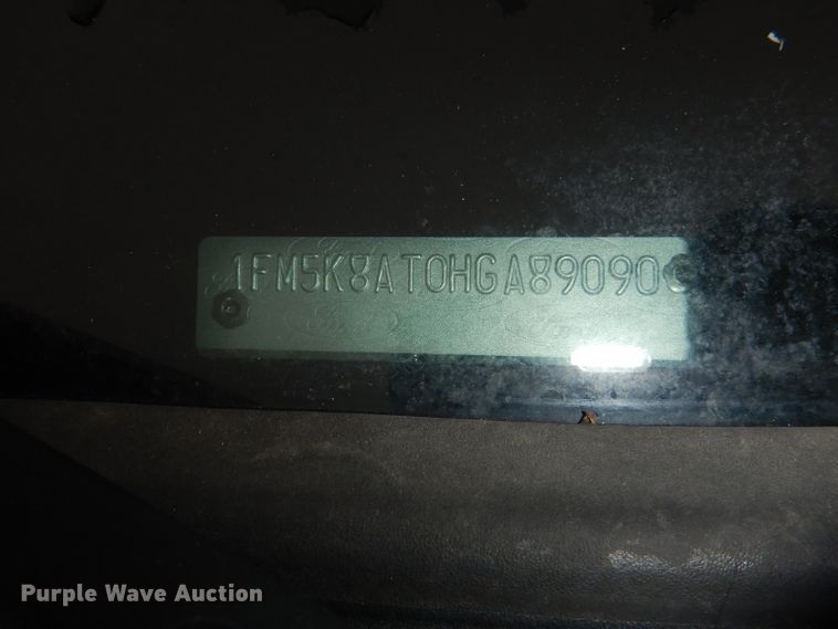 image for item DJ2842 2017 Ford Explorer Police Interceptor  SUV