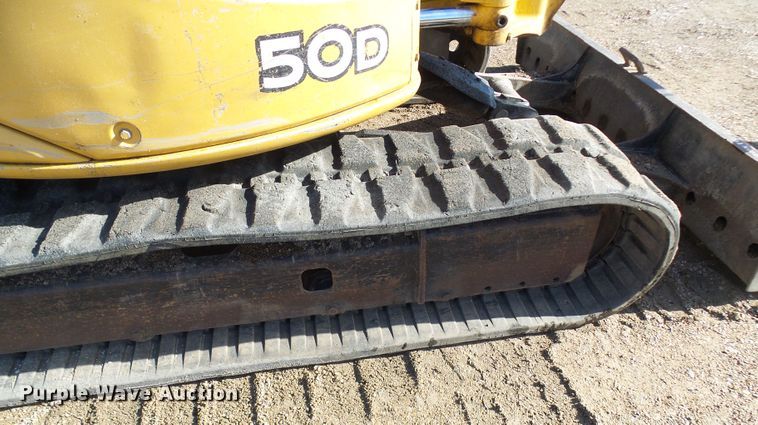 image for item DL0748 2005 John Deere 50D  mini excavator