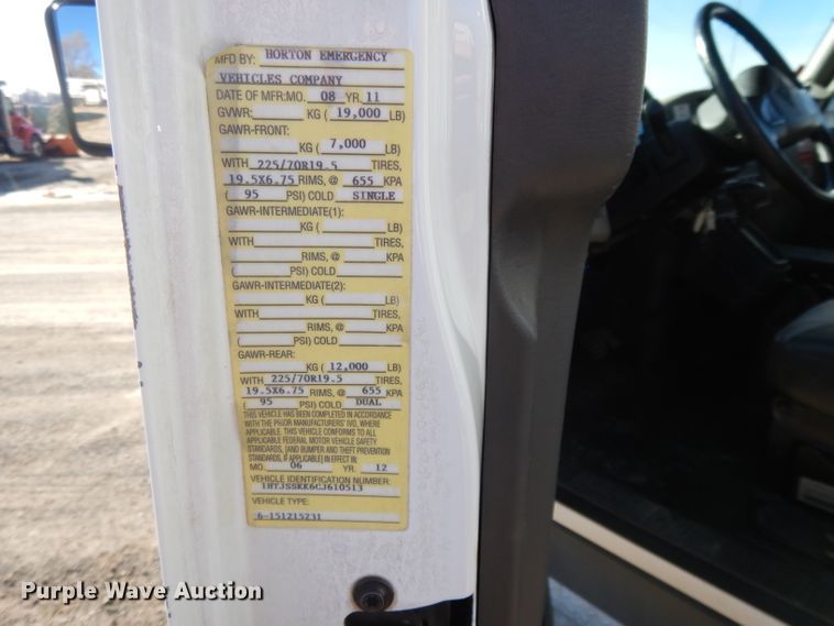 image for item DL2088 2012 International TerraStar  ambulance