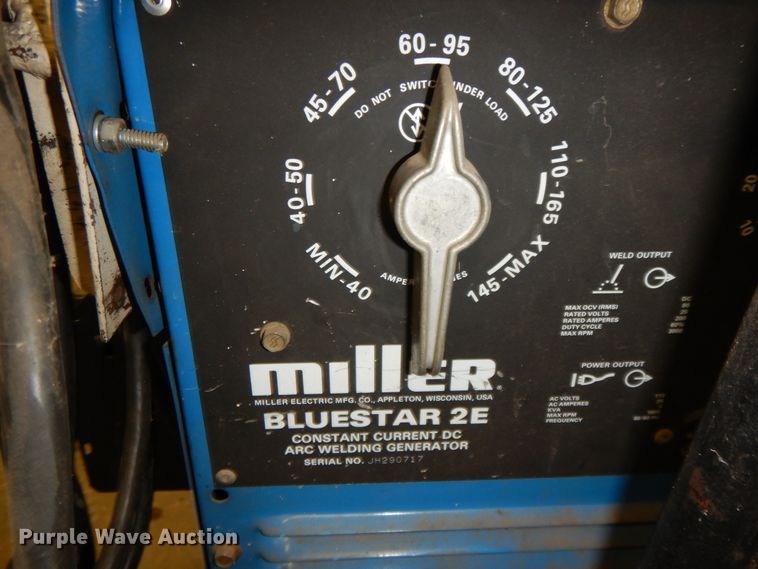 image for item GG9389 Miller Bluestar 2E welder