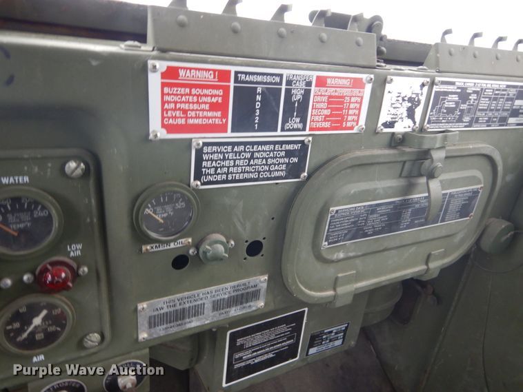 image for item GT9564 2002 Am General M35A3  flatbed truck