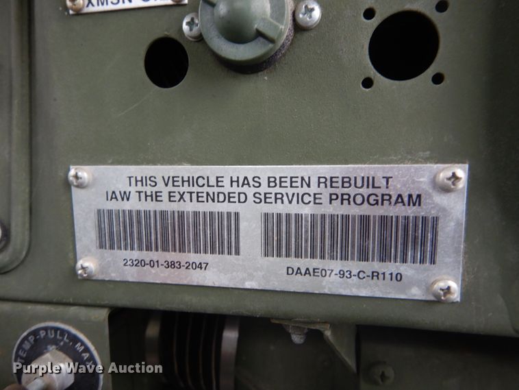 image for item GT9564 2002 Am General M35A3  flatbed truck