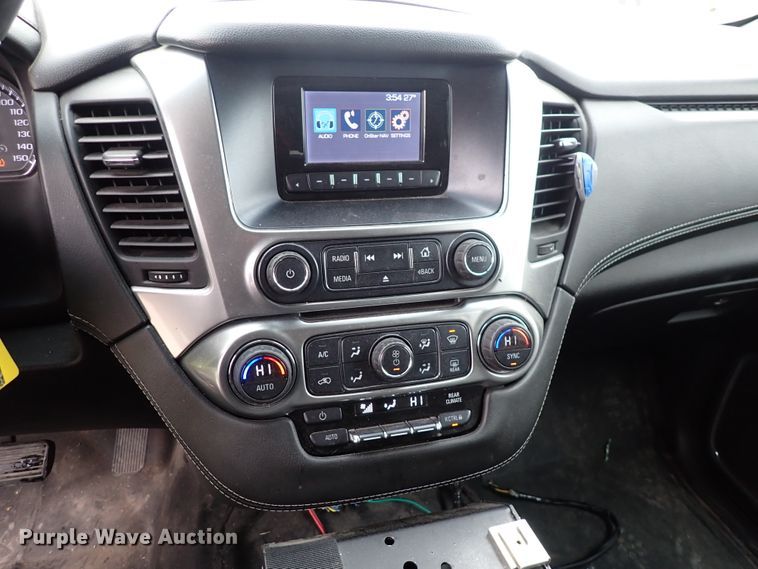 image for item HC9884 2015 Chevrolet Tahoe Police  SUV