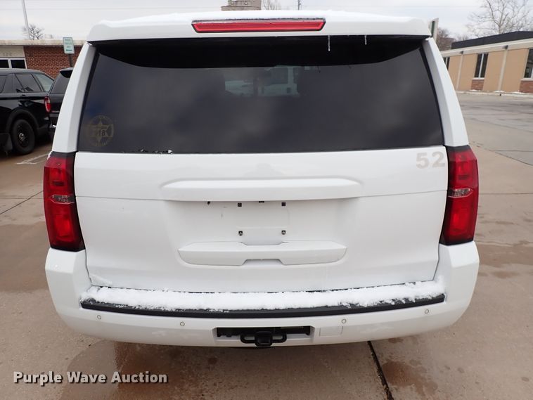 image for item HC9884 2015 Chevrolet Tahoe Police  SUV