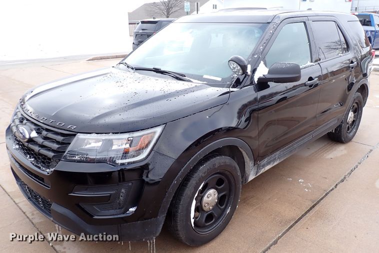 image for item HC9889 2018 Ford Explorer Police Interceptor  SUV