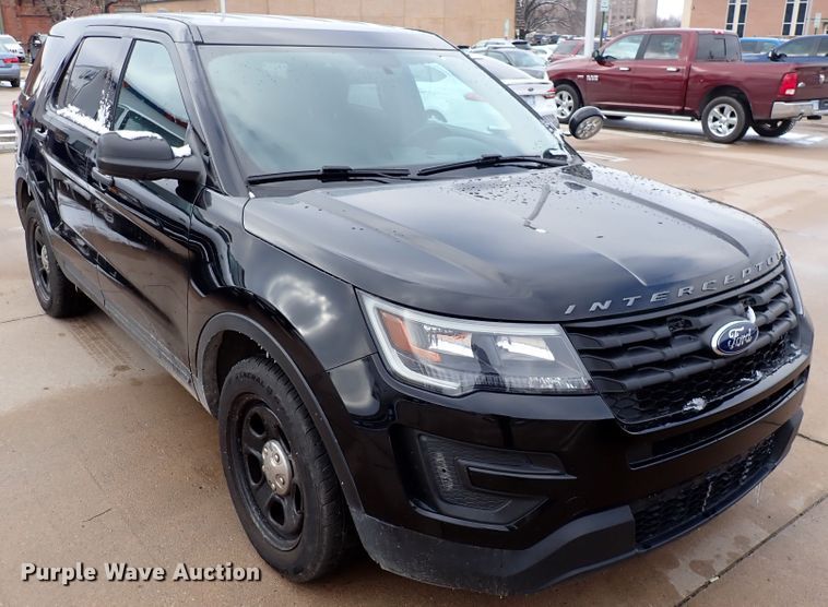 image for item HC9889 2018 Ford Explorer Police Interceptor  SUV