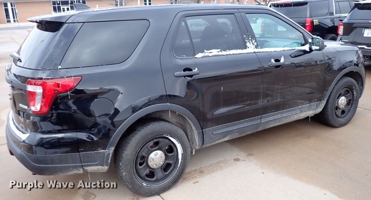 image for item HC9889 2018 Ford Explorer Police Interceptor  SUV