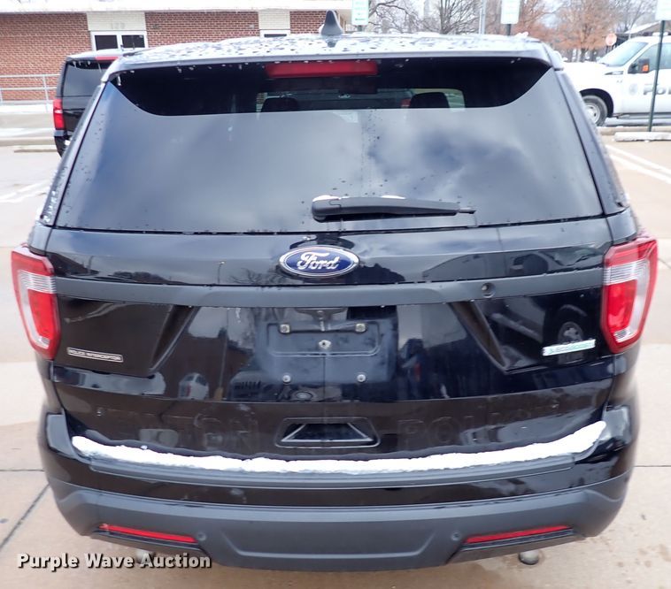 image for item HC9889 2018 Ford Explorer Police Interceptor  SUV
