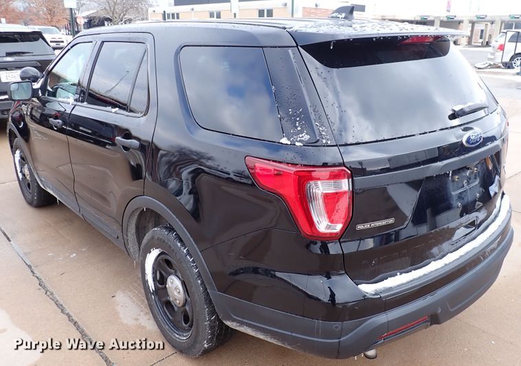 image for item HC9889 2018 Ford Explorer Police Interceptor  SUV