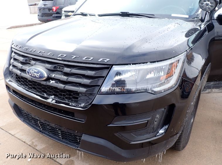 image for item HC9889 2018 Ford Explorer Police Interceptor  SUV