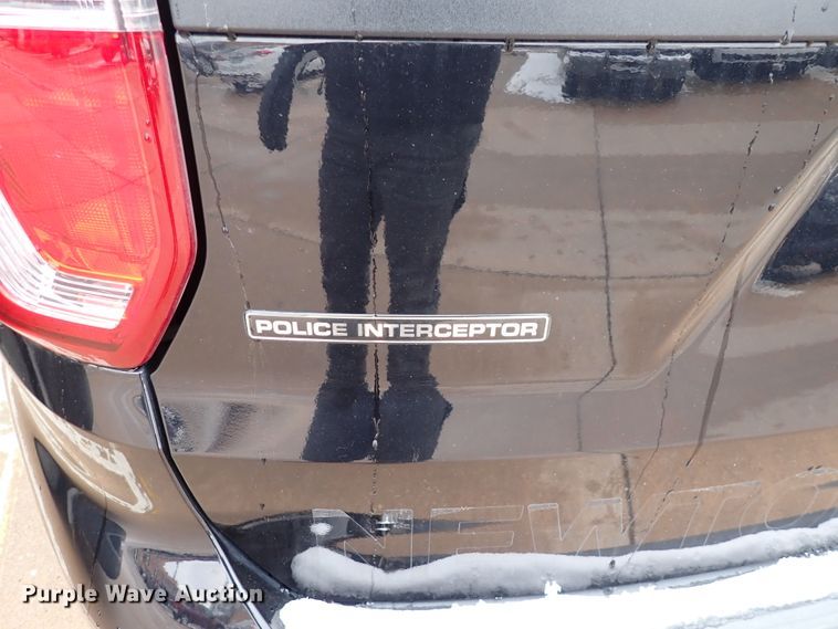 image for item HC9889 2018 Ford Explorer Police Interceptor  SUV