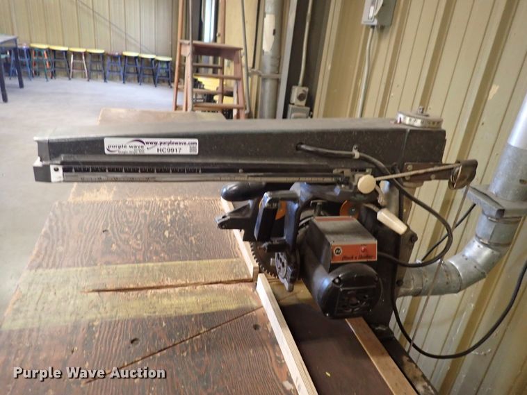 image for item HC9917 Black & Decker 11531 radial arm saw