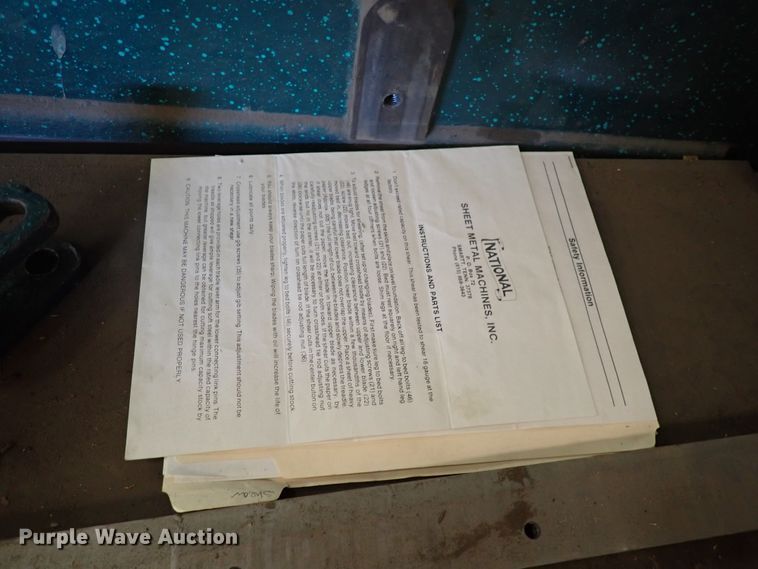 image for item HC9924 National N5216 shear