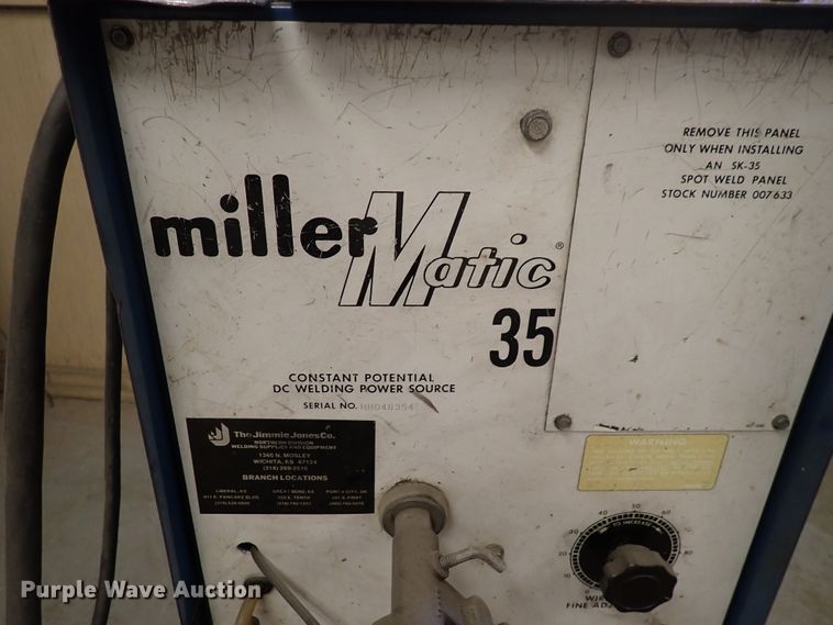 image for item HC9927 Miller Miller Matic 35 welder