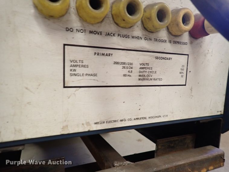 image for item HC9927 Miller Miller Matic 35 welder