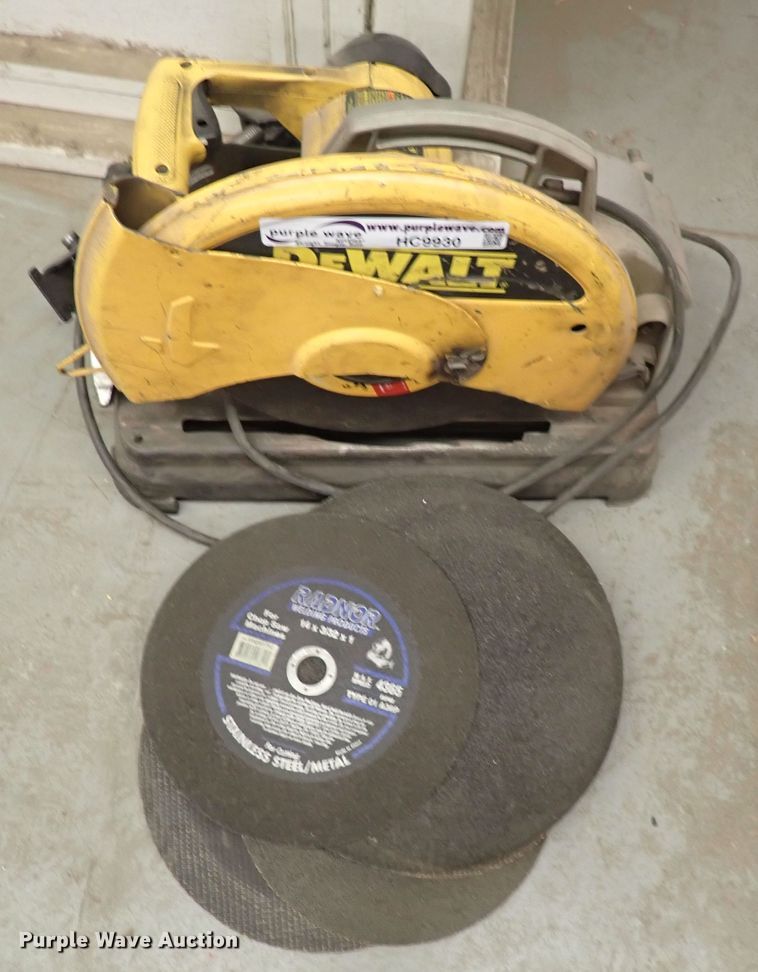 image for item HC9930 Dewalt DW871 chop saw
