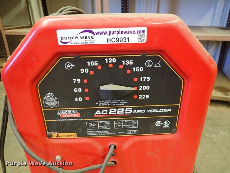 image for item HC9931 Lincoln AC225 arc welder