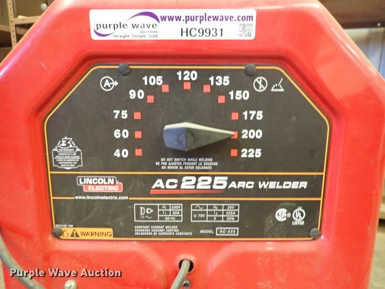 image for item HC9931 Lincoln AC225 arc welder