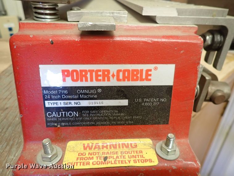 image for item HC9940 Porter Cable 7116 dovetail machine