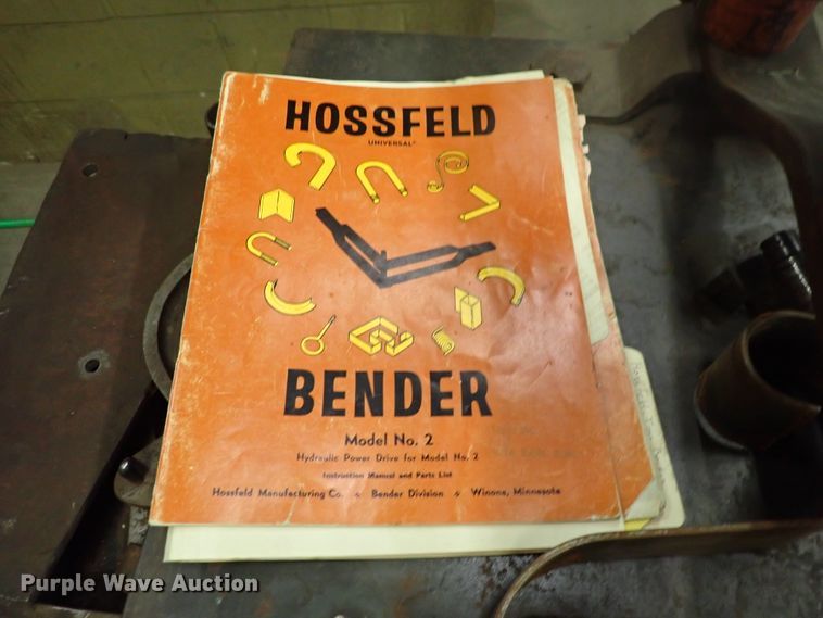 image for item HC9952 Hossfeld 2 bender