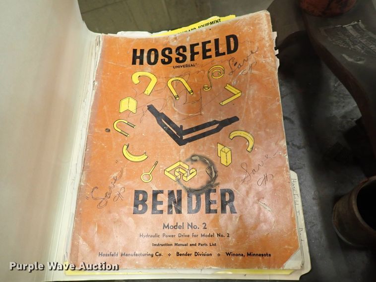 image for item HC9952 Hossfeld 2 bender