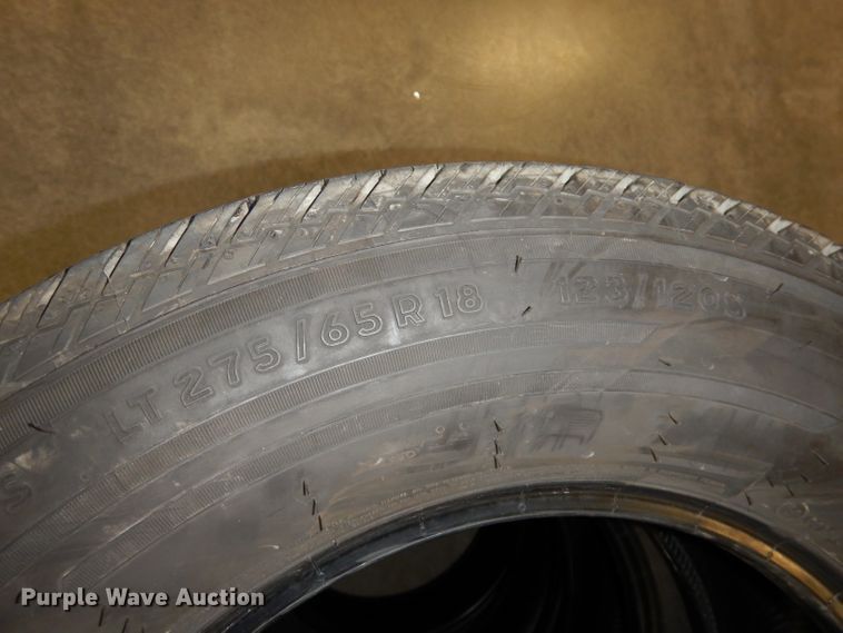 image for item HD9624 (4) Continental Contitrac 275/65R18 tires