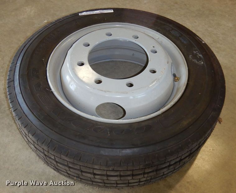 image for item HD9630 Goodyear 225/70R19.5 tire and wheel