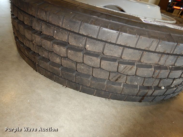image for item HD9630 Goodyear 225/70R19.5 tire and wheel