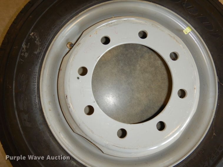 image for item HD9630 Goodyear 225/70R19.5 tire and wheel