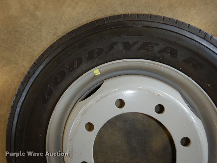 image for item HD9630 Goodyear 225/70R19.5 tire and wheel