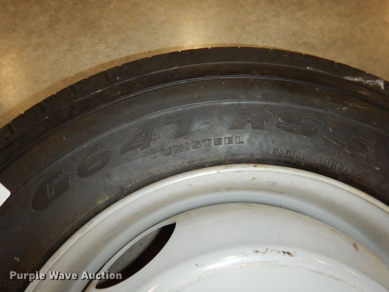 image for item HD9630 Goodyear 225/70R19.5 tire and wheel