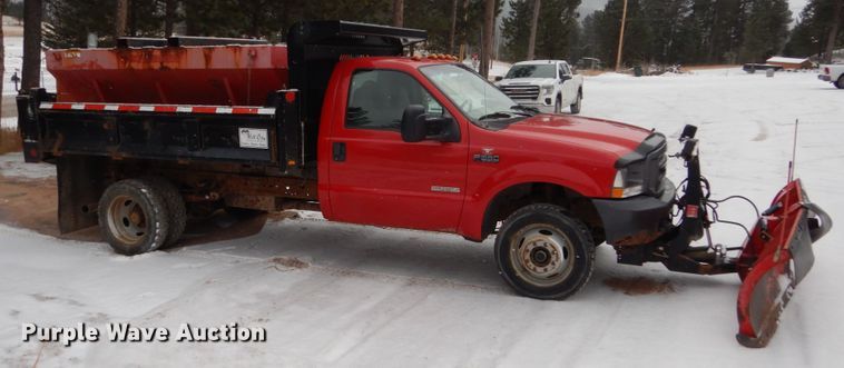 image for item HS9842 2004 Ford F550 Super Duty  dump truck