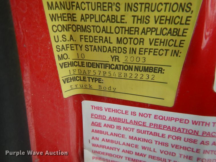 image for item HS9842 2004 Ford F550 Super Duty  dump truck