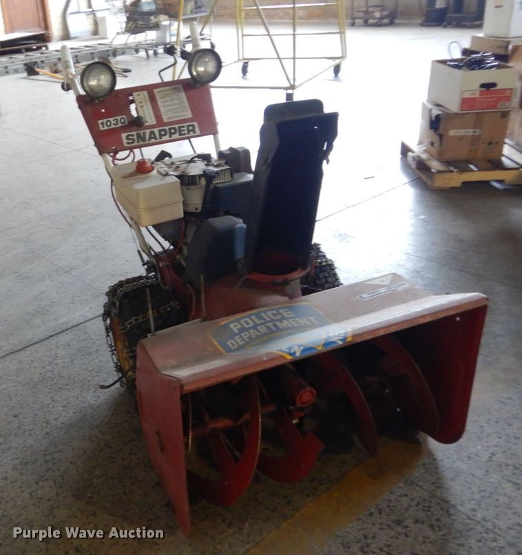 image for item HS9892 Snapper 1030 snow blower