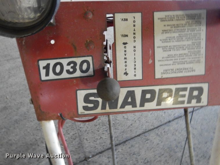 image for item HS9892 Snapper 1030 snow blower