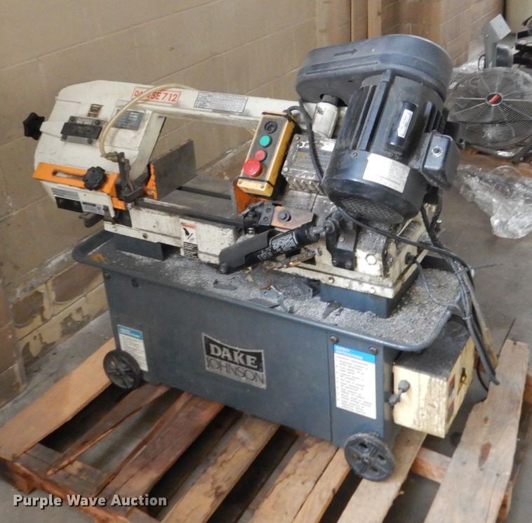 image for item HS9906 Dake Johnson SE712 horizontal bandsaw