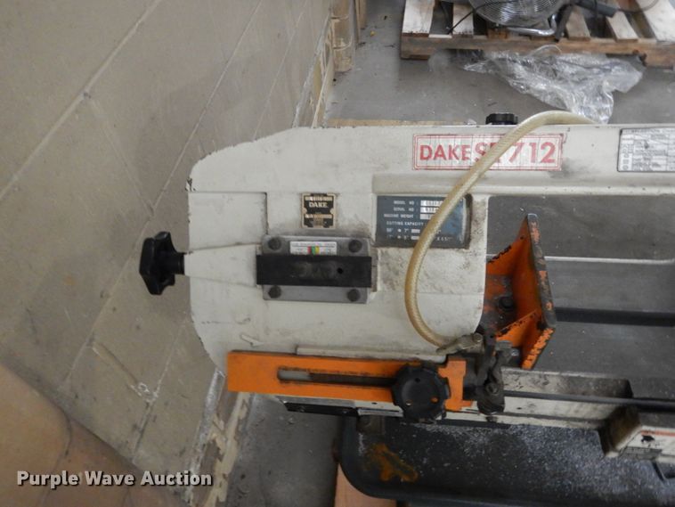 image for item HS9906 Dake Johnson SE712 horizontal bandsaw