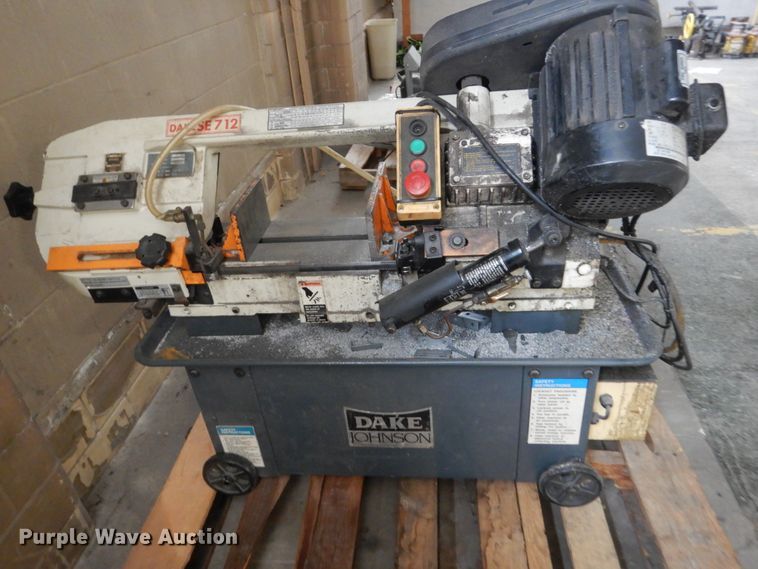 image for item HS9906 Dake Johnson SE712 horizontal bandsaw