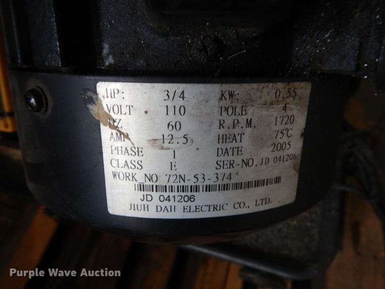 image for item HS9906 Dake Johnson SE712 horizontal bandsaw