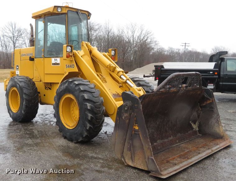 image for item HV9630 1986 John Deere 544D  wheel loader