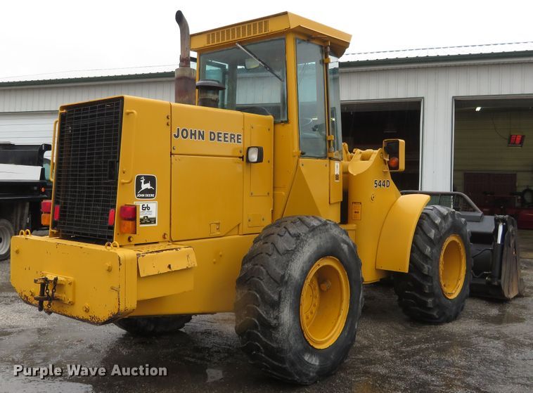 image for item HV9630 1986 John Deere 544D  wheel loader