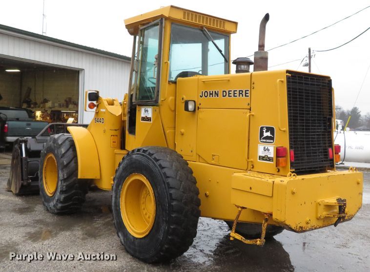 image for item HV9630 1986 John Deere 544D  wheel loader