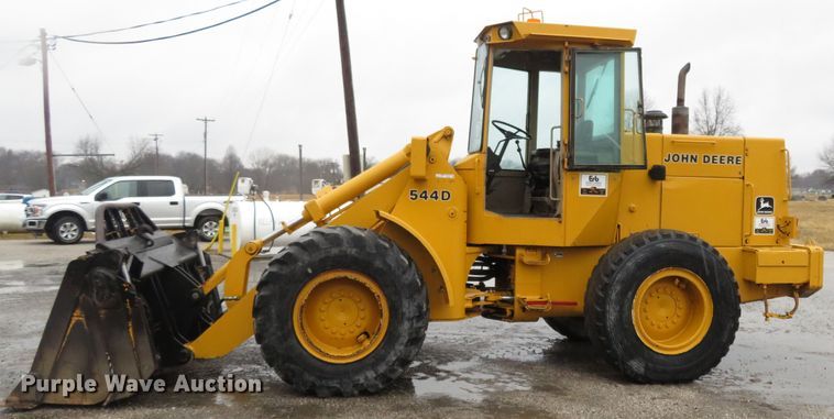 image for item HV9630 1986 John Deere 544D  wheel loader