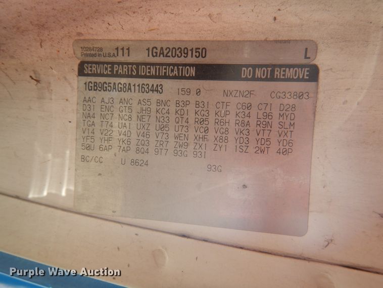 image for item HW9854 2010 Chevrolet Express  shuttle bus