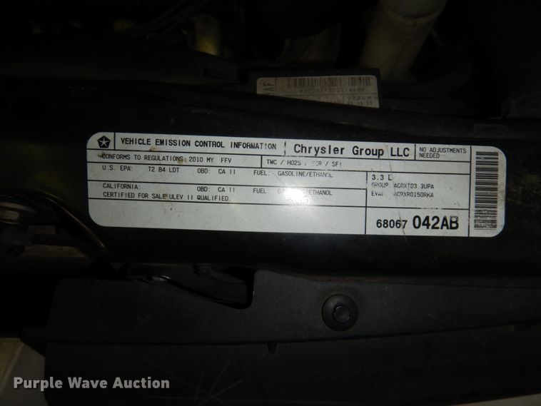 image for item HW9867 2010 Dodge Grand Caravan  van
