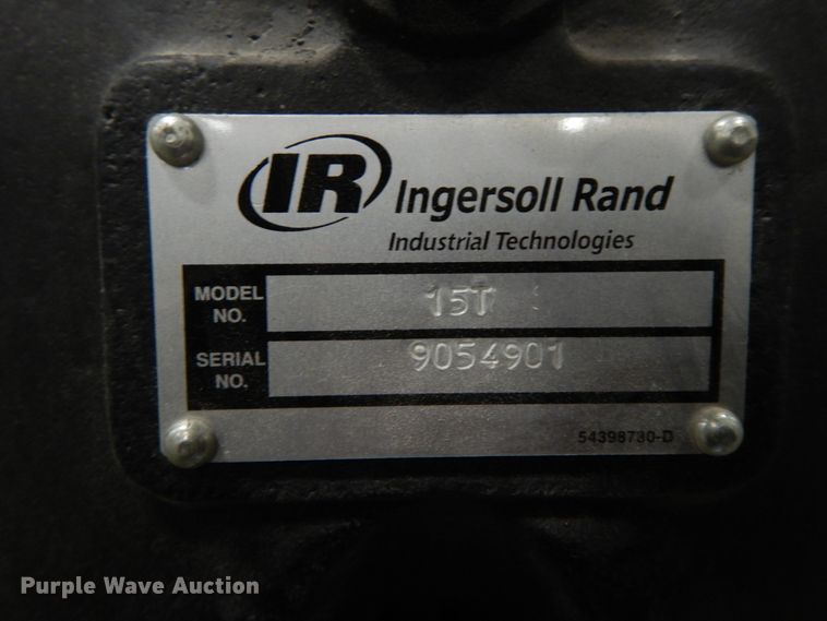 image for item DF6417 Ingersoll Rand 15TE15  air compressor