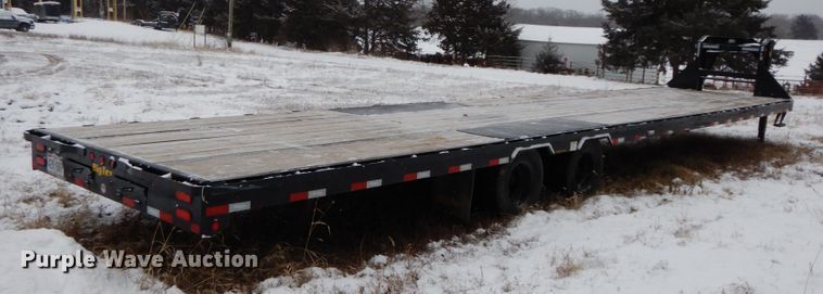 image for item DF6427 2019 Big-Tex 25GN-40 equipment trailer